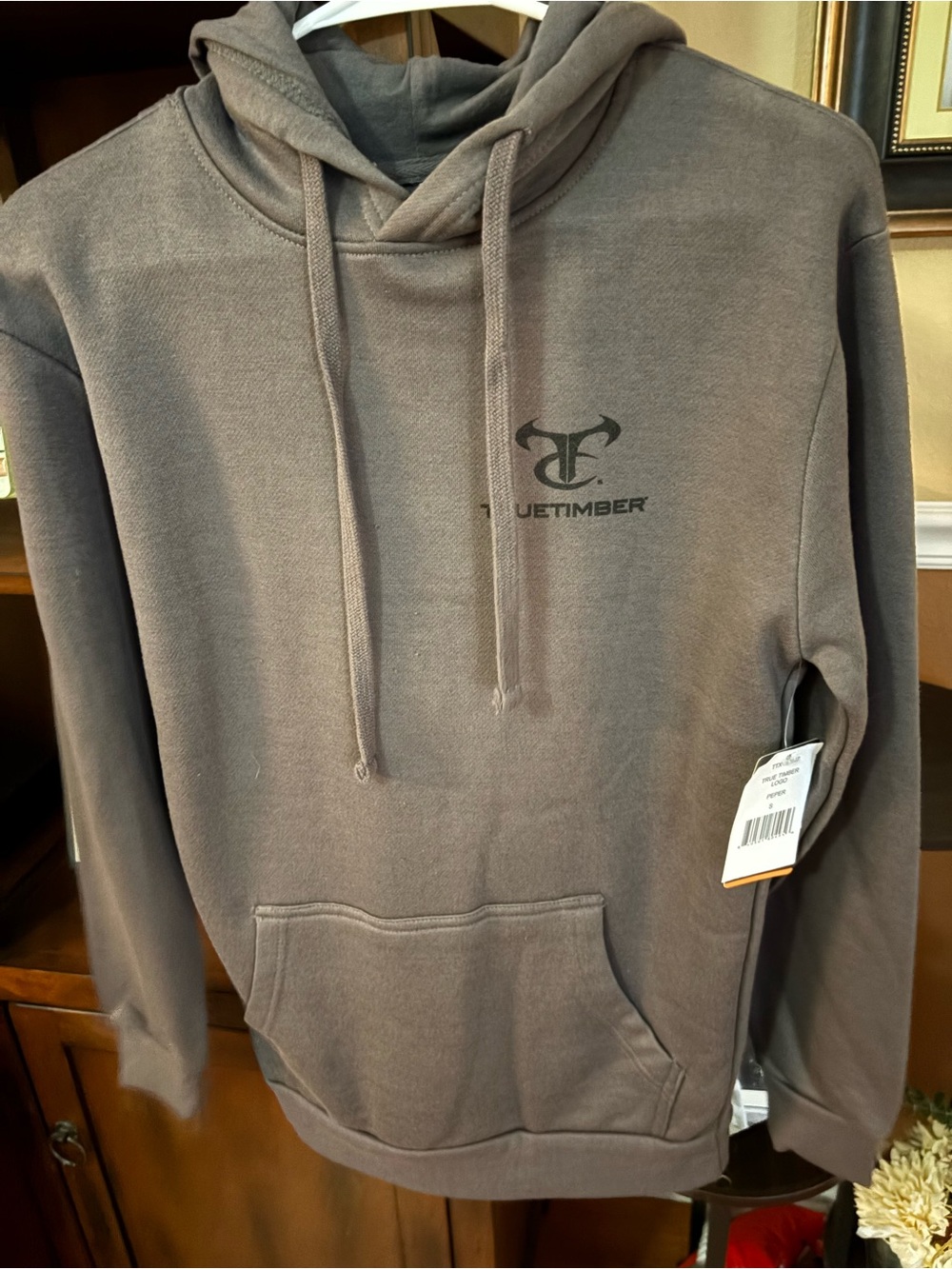 True Timber Men's Gray Hoodie Sweatshirt NWT size S